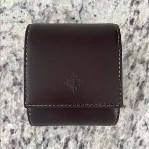 Patek Philippe Brown Leather Travel Watch Case